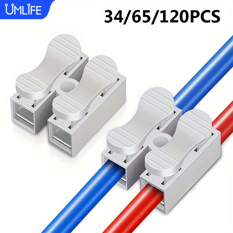 100 Set Lever Wire Connectors Compact Splicing Wire Connectors Terminal