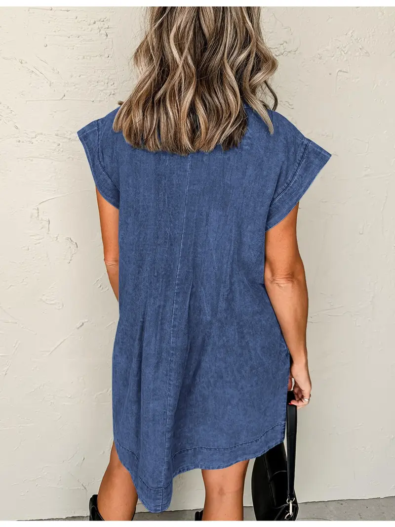 womens casual denim dress spaghetti ruffle drawstring - Temu womens casual denim dress spaghetti ruffle drawstring - Temu