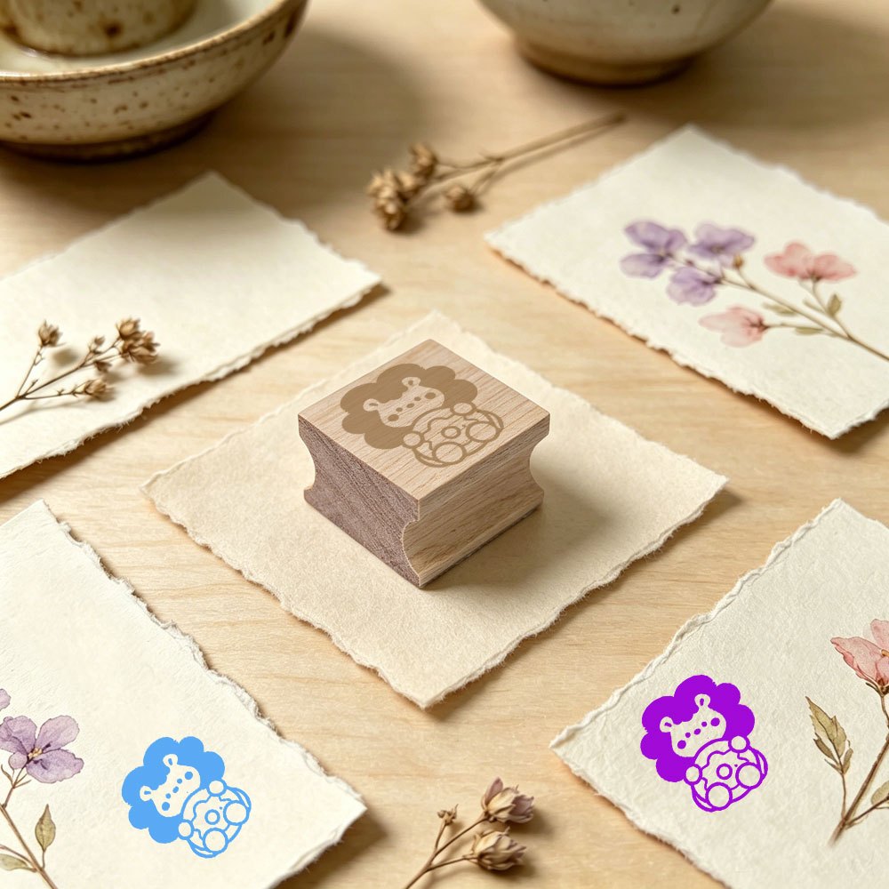 Back-to-School Decorative Wooden Stamps for Journals