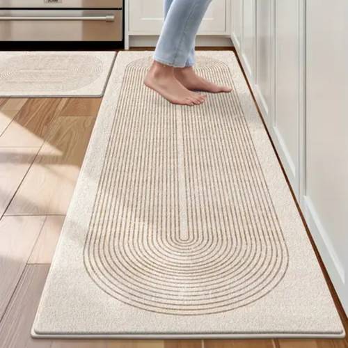 faux cashmere and 900g and 9mm modern minimalist bedroom bedside plush rug french cream texture living room decorative rug fluffy soft mat study reading area long strip mat kitchen non slip mat