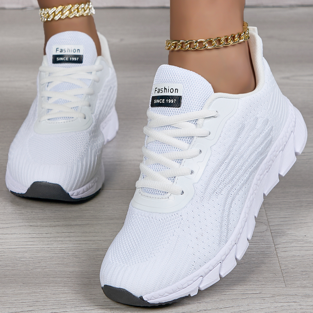 Image of Women' Running Shoes Ladies Fashion Sneakers Slip On Shoes Tennis Walking Sneakers