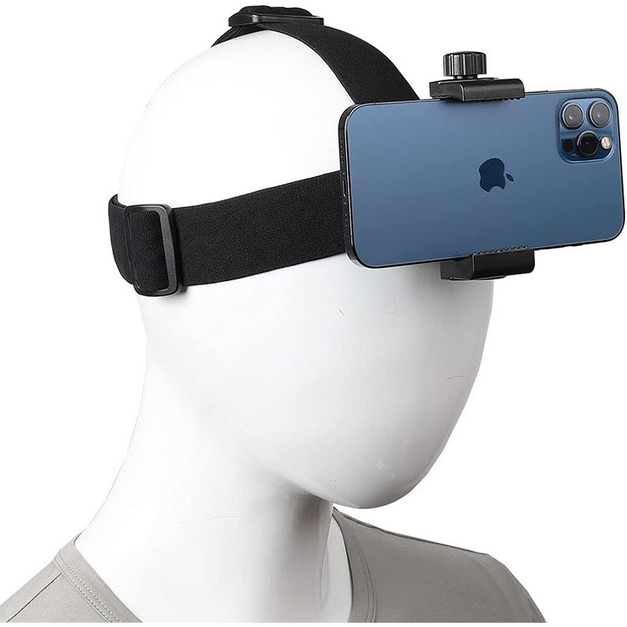 TEMU Support de caméra pour téléphone à monter sur avec un serre-tête stable pour vos mains, créant une à personne. Convient pour les vidéos de
