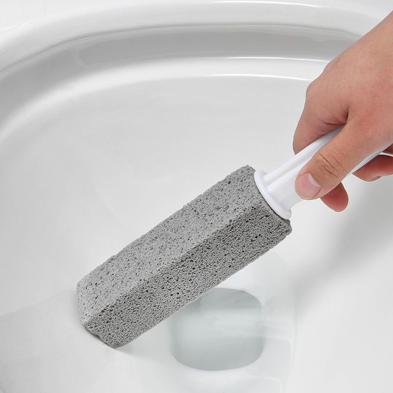 pumice stone toilet brush no   strong stain removal   scale urine   water level marker essential bathroom cleaning tool details 0