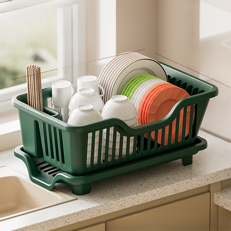 Kitchen Utensils Plastic Plate Organizer 1pc Durable Plastic