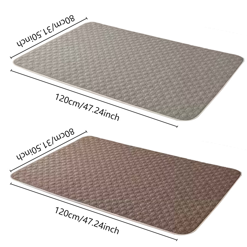 TEMU 2pcs Waterproof Pad Set, Reusable, With Ultra-absorbent Lining. Ideal For Beds And Sofas, Suitable For Pet Care, Elderly Care, And Menstrual Bed