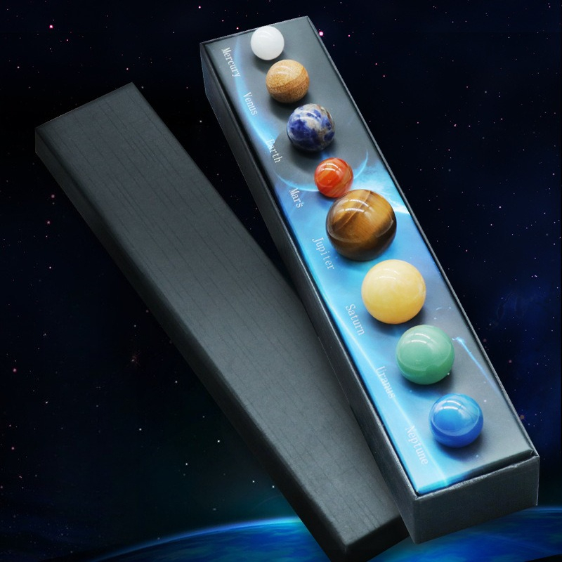 TEMU 8pcs Artificial Stone Major Planets, Universe, Milky Way, Solar System, Planets, Planet Set For Loose Stone Decorative