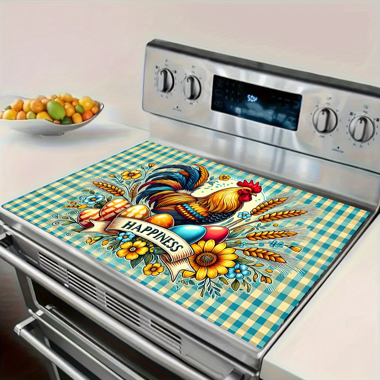 

Party Supplies Set Waterproof Stove Top Cover - Anti-slip Coating, Heat Resistant, Protects Electric Glass From Scratches. Multi-use For Cooktops, Washers, Dryers & Ironing Mats. Easy To Clean. (1pc)