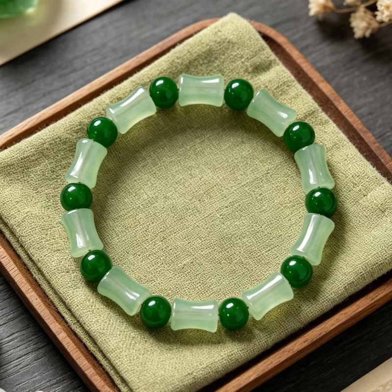 Contrasting Color Single-strand Bracelet, Unique Design