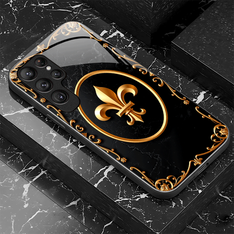 TEMU Phone Case: This Tempered Glass Phone Case Features A Pattern And Is Compatible With Galaxy S25/s25plus/s25ultra S24/s23/s22/s21/s20 Series
