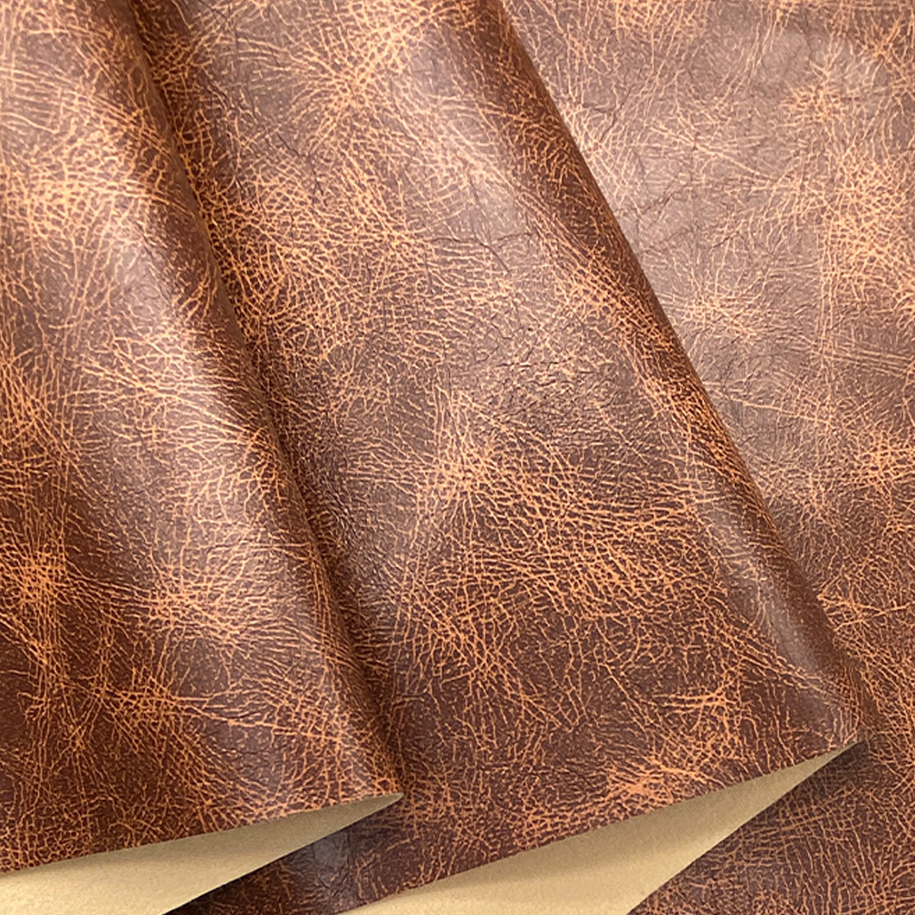 

1pc Vintage Leather Fabric, Pre-cut Synthetic Leather Sheet For Diy Crafts And Car Upholstery, Solid Pattern, Hand Wash Only, 16"x54" (41cmx137cm)