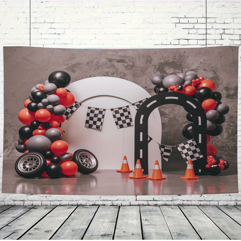 Two Fast Birthday Decor Two Fast Two Curious Backdrop Balloon Garland Arch Kit Racing Car Cake 2nd Birthday Party Supplies