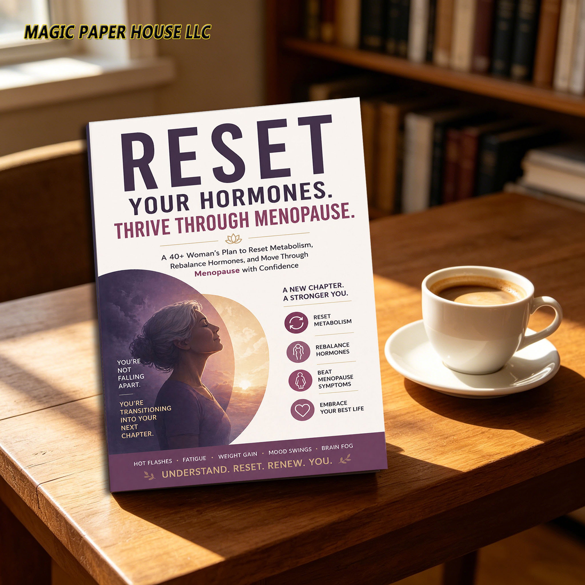 RESET YOUR HORMONES THRIVE THROUGH MENOPAUSE: A 40+ Woman'S Plan to Reset Metabolism, Rebalance Hormones, and Move Through Menopause with Confidence