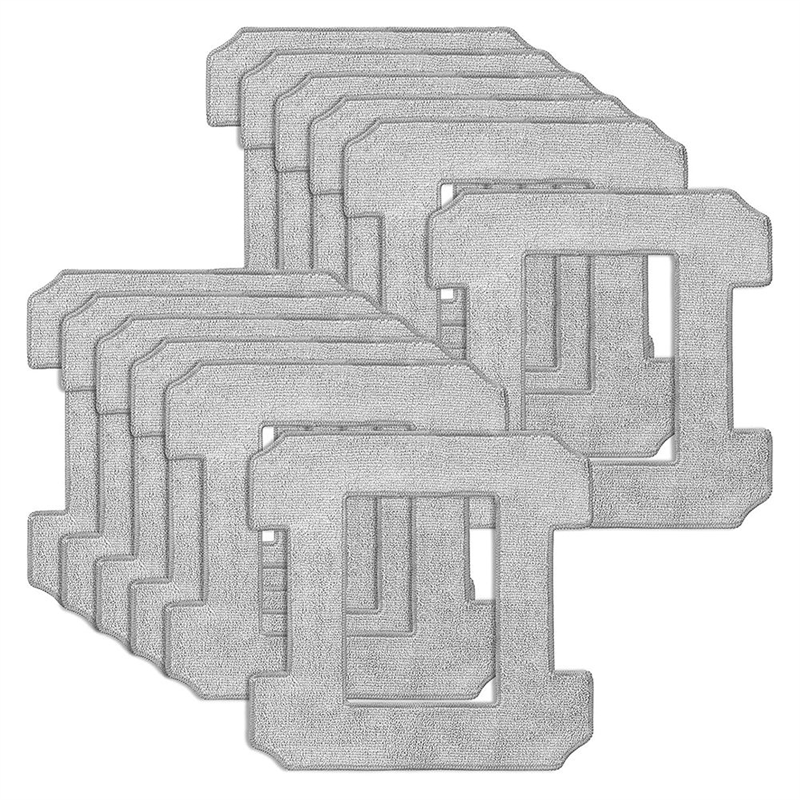12-pack Jdzd Replaceable Cleaning Cloths, Suitable For W1 Pro/w1/w2 Omni Window Cleaning Robot, Reusable, No Residue, Replacement Cloth/replaceable Filter Cloth, Suitable For Cleaner