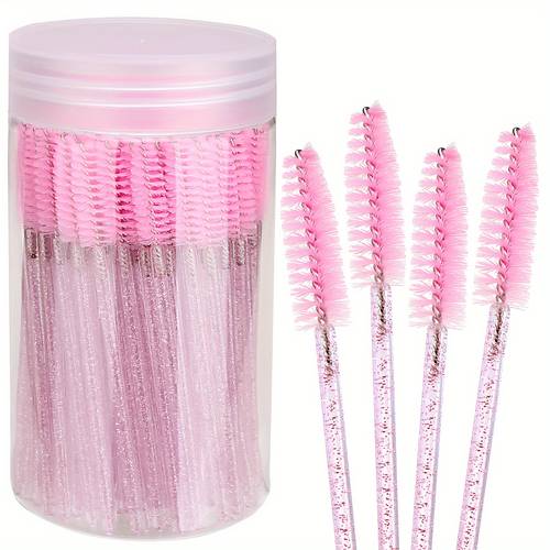 20pcs eyelash and eyebrow brushes not waterproof free of easy eyelash mascara application and eyelash extension travel package hair removal
