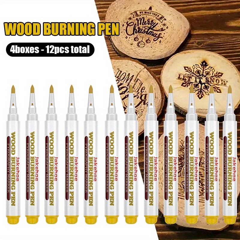 10-Piece Wood Burning Pen Set - Complete Pyrography Kit With Multiple Tips For Crafting