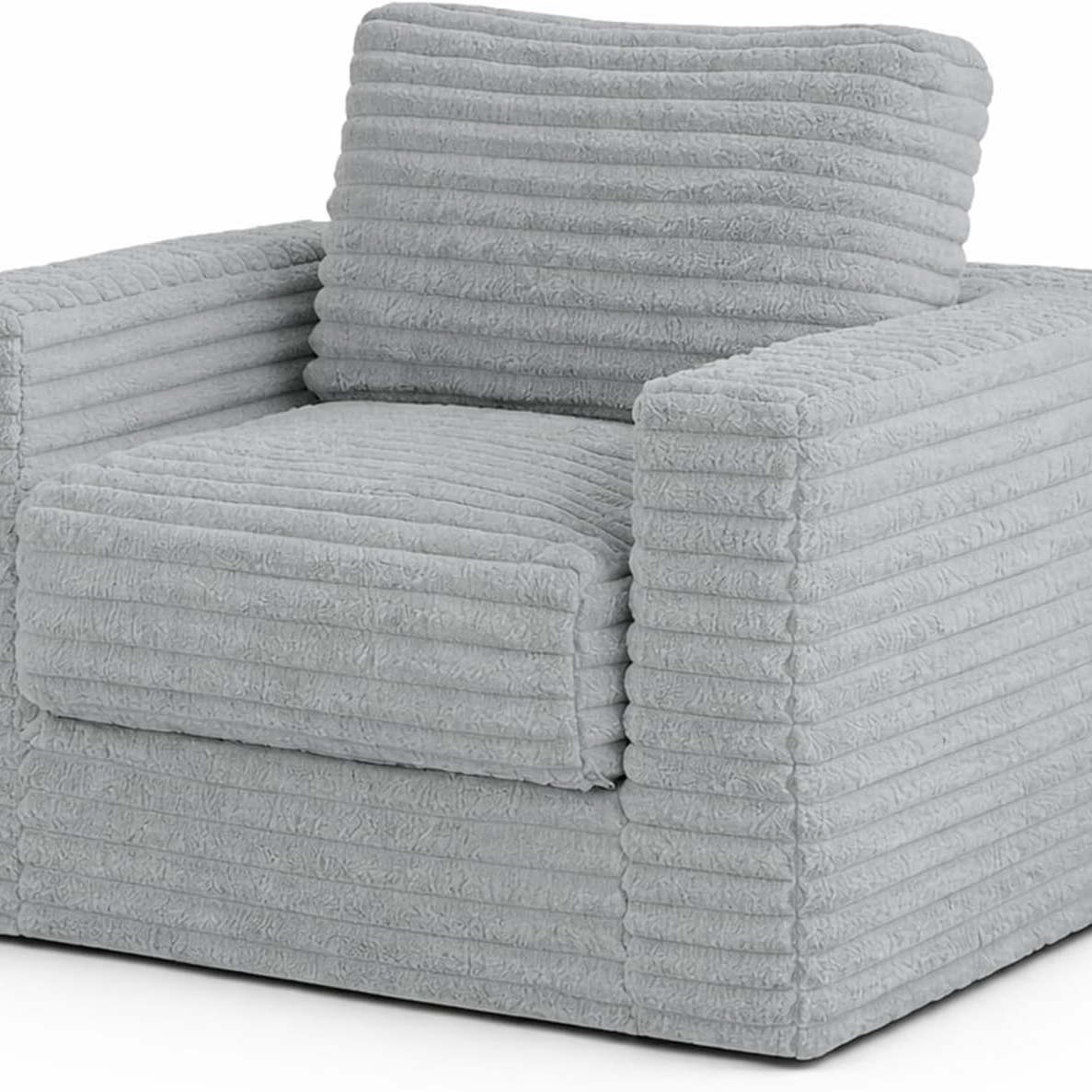 Single Cord Sleeper Sofa Chair - Lounge Bed Suitable For Living Room & Bedroom, Thickened Cushion With Large Armrests, Soft Backrest, Padded Armrests, No , Space- For Small Spaces