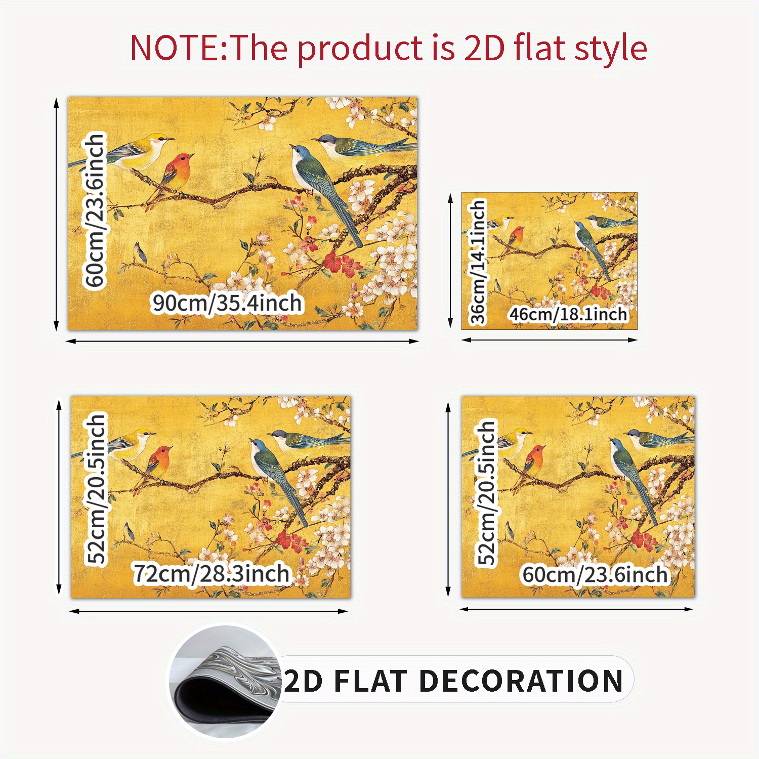 TEMU 1pc Stove Replacement Decorative Cover - Floral Stove Top Protector With Countertop Space, Compatible With Electric/induction Cooktops & Washing