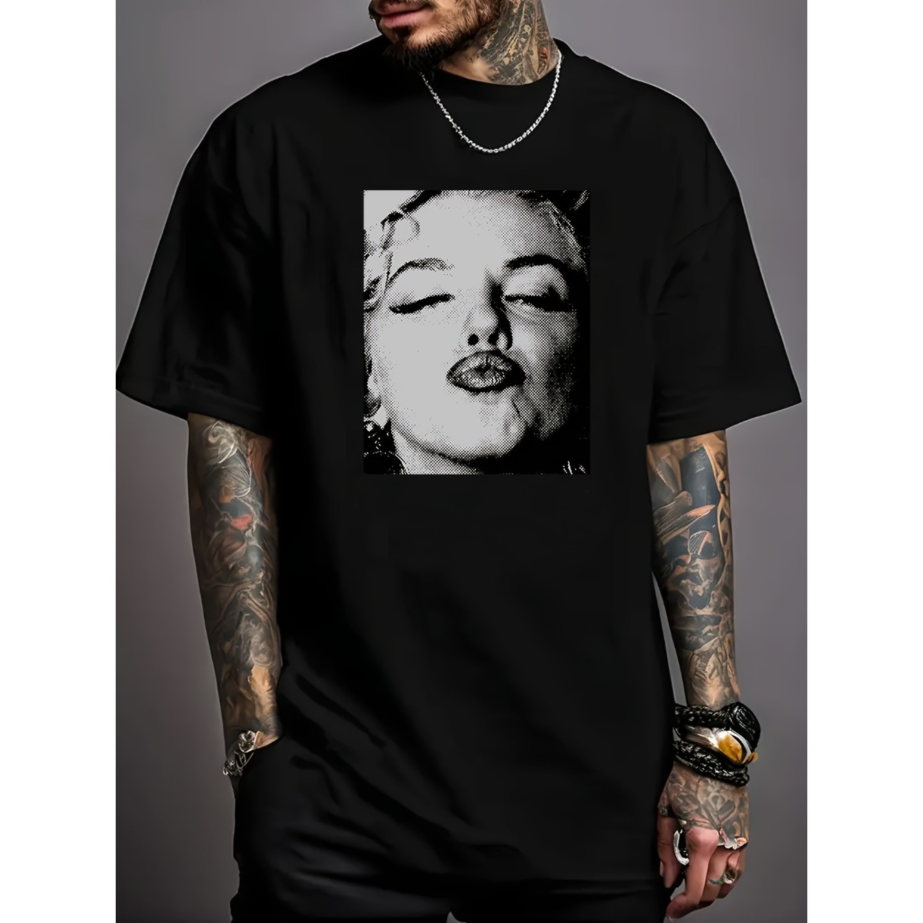 

Men' Graphic Tee - & For Summer, & Stretchy,