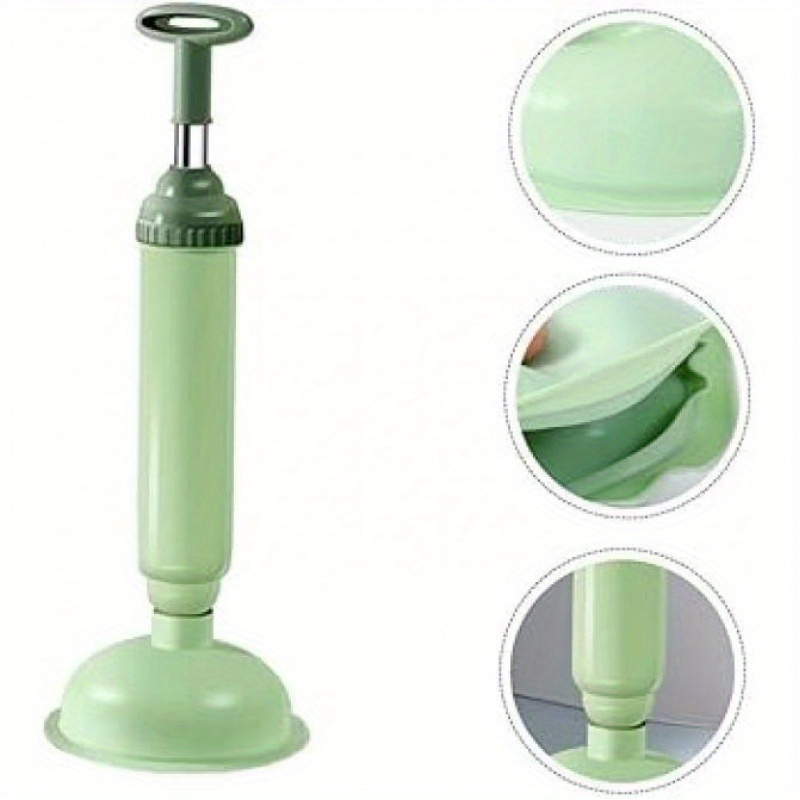 TEMU Toilet Bowl Plunger Toilet Pump Sucker Sewer Dredge Home Bathroom Tools Toilet Plunger