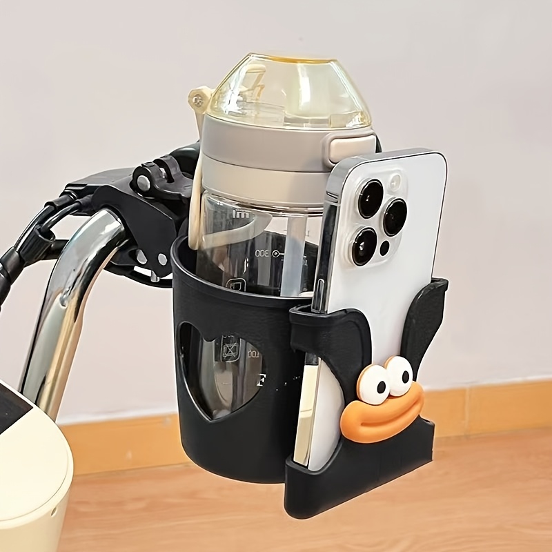 Stroller Cup Holder With Phone Holder, Scooter Cup Holder, Universal Cup Holder, 2-in-1 Phone Holder Suitable For Strollers, Bicycles, Wheelchairs, Multi-scene Cup Holder