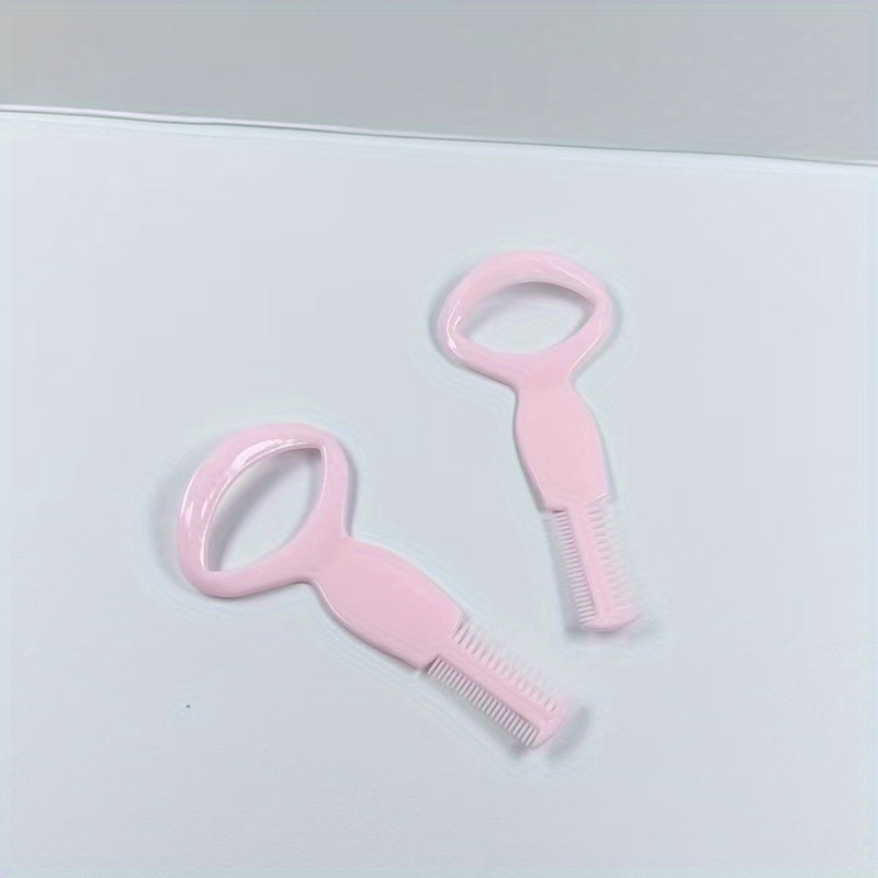 TEMU (makeup Tools) 2pcs Eyeliner Aids Eyelash Aids Dual-end Brush Eyelash Aids Eyelash Combs