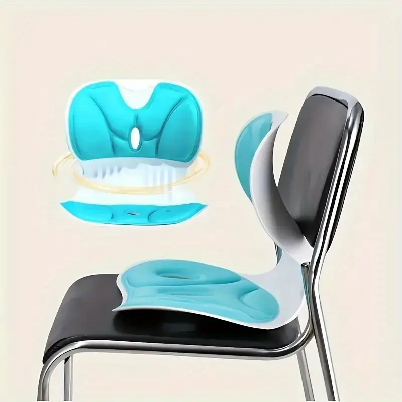 1 pack adjustable lumbar support pad ergonomic contoured design for spine durable pp material fits all chairs perfect gift for valentine s day mother s day Product details 2
