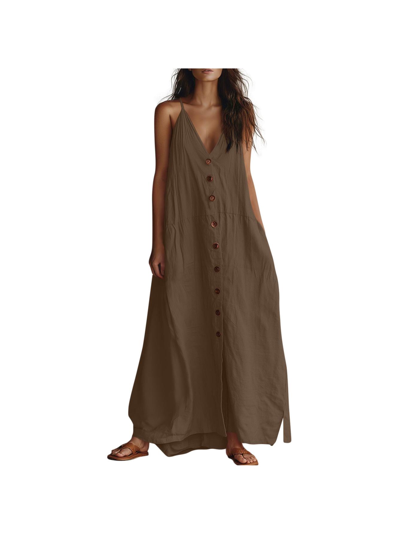 chinese dress ladies Sakkas Womens Long Sleeves Button Down Spring/Summer Maxi Shirt Dress/Beachwear S/M / SM-539-A