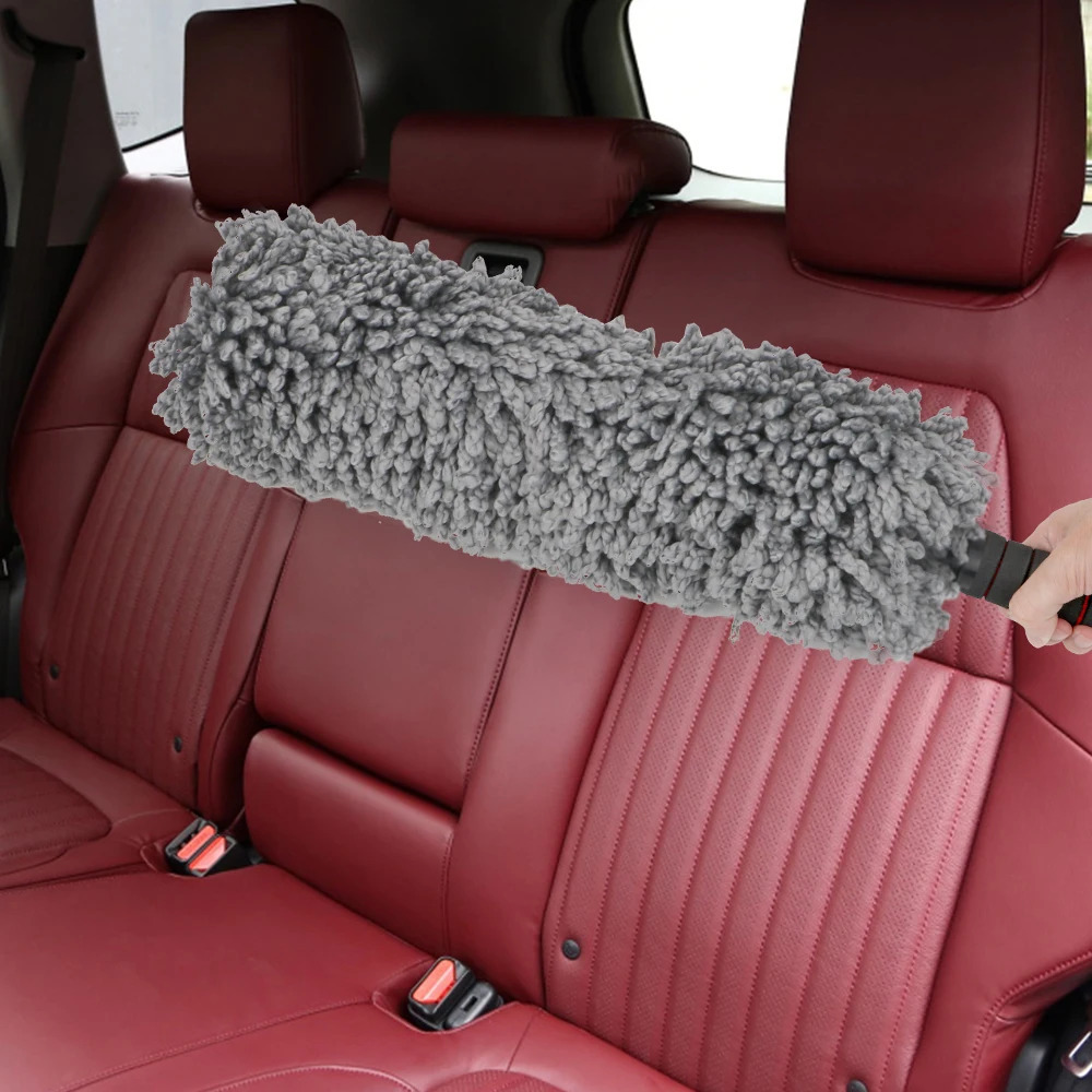 Universal Car Duster Brush Made of Soft Microfiber for Cleaning And Polishing Dirt And Dust from Vehicles