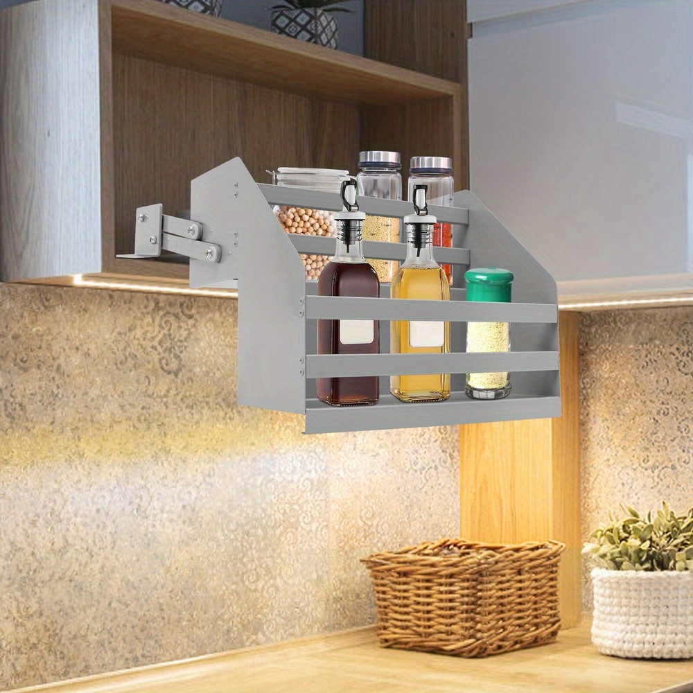 Pull Down Under Cabinet Spice Rack: Maximize Your Space