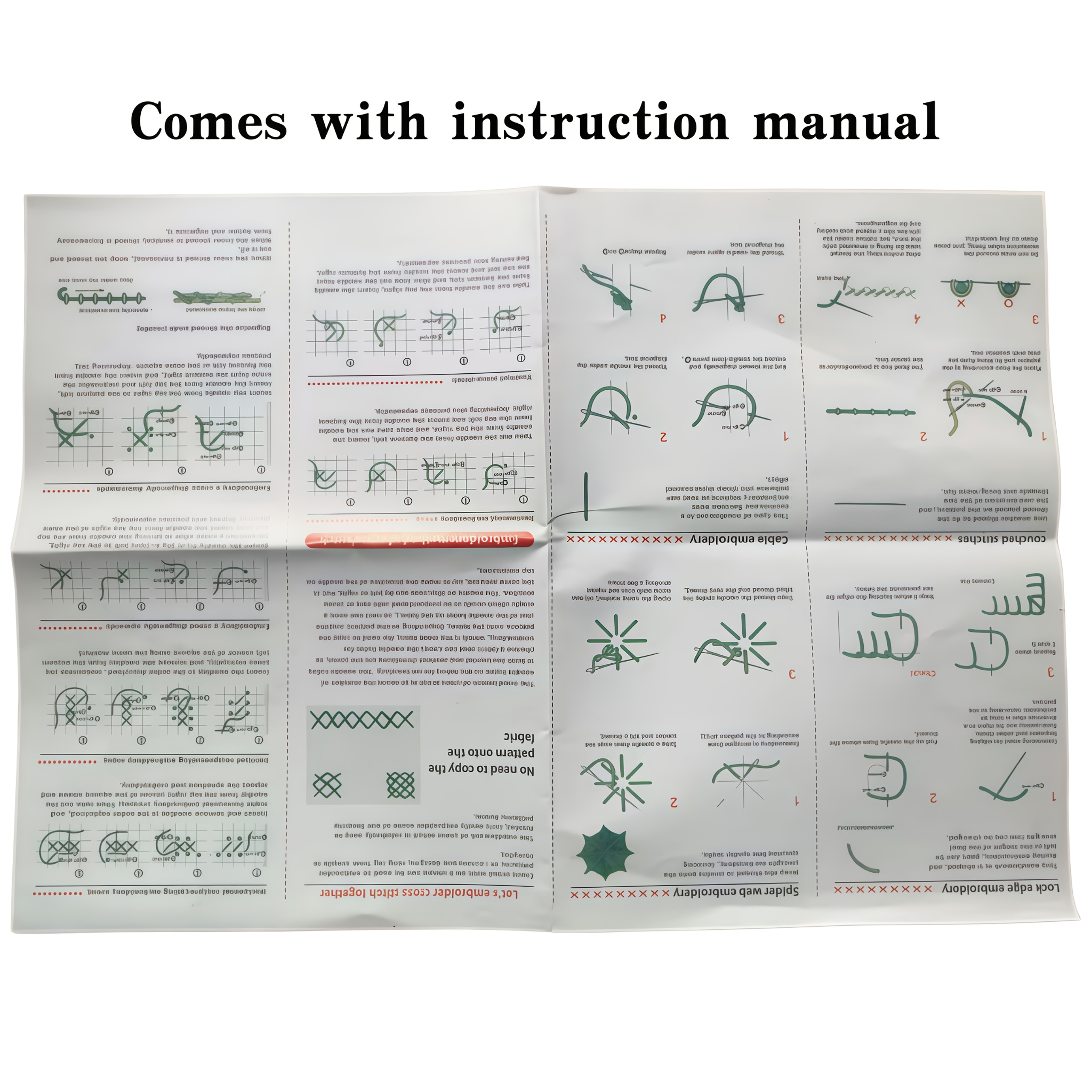 Upgraded 96pcs Sewing Tool Set with Large Embroidery Manual
