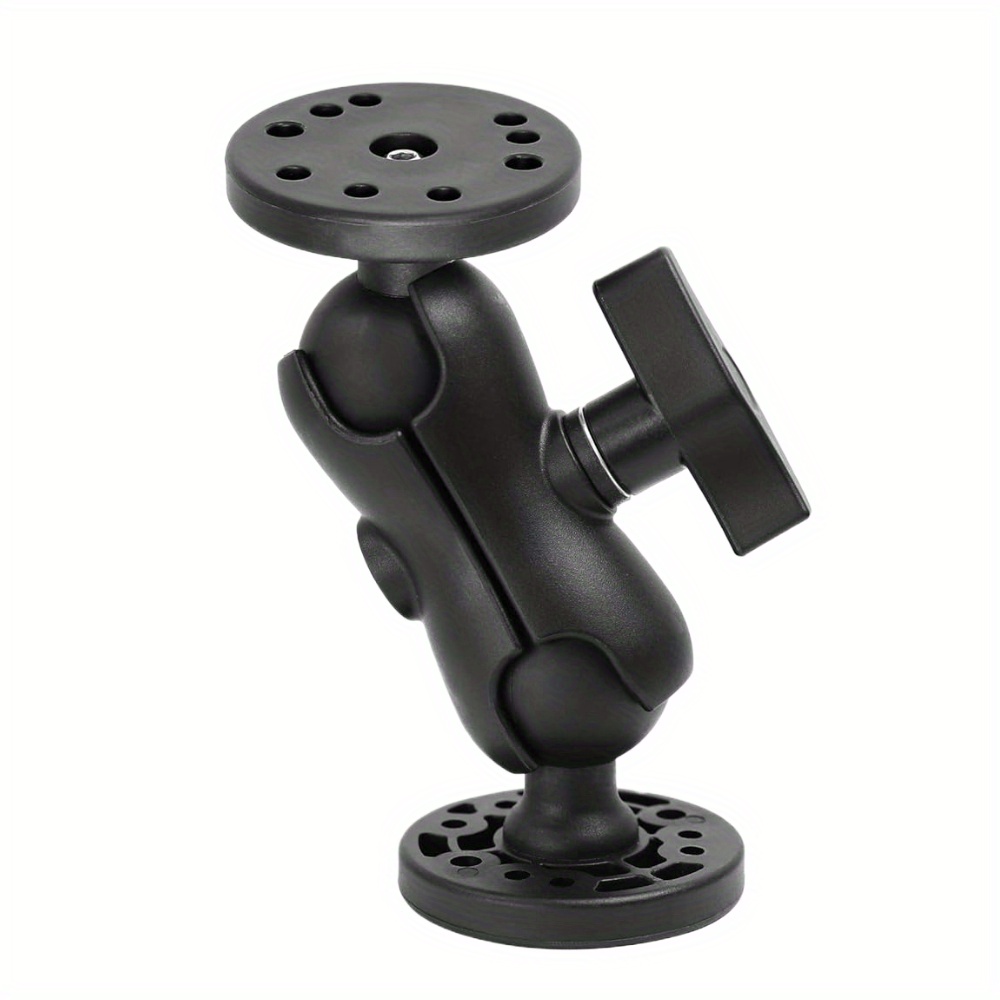 E-shop Verstellbare Fischfinder-Halterung, 360° drehbare 1,5" Doppelkugelhalterung, Halterung für Fischfinder/LKW/GPS, Kurzarm kompatibel mit RAM, ,