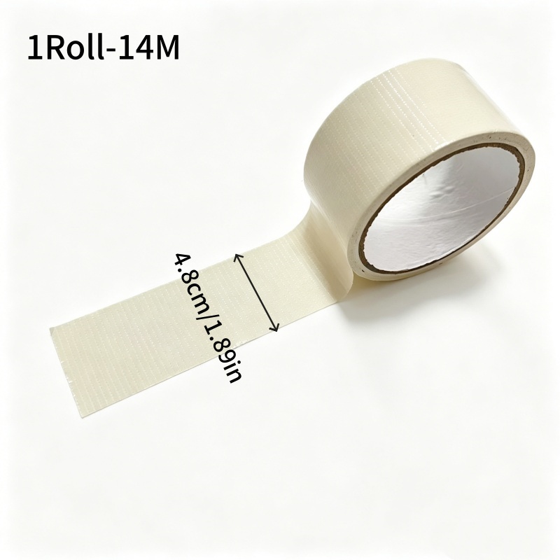 TEMU Heavy-duty Waterproof Leak Repair Tape For Rv Roofs - 14 Meter Large Roll, Extra Wide And Thick With High-, Heat-resistant, Anti-aging, Strong