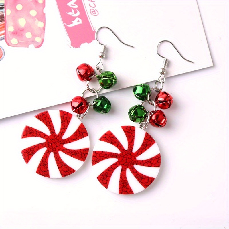 Women's Fashionable Drop Earrings with Christmas Vibe