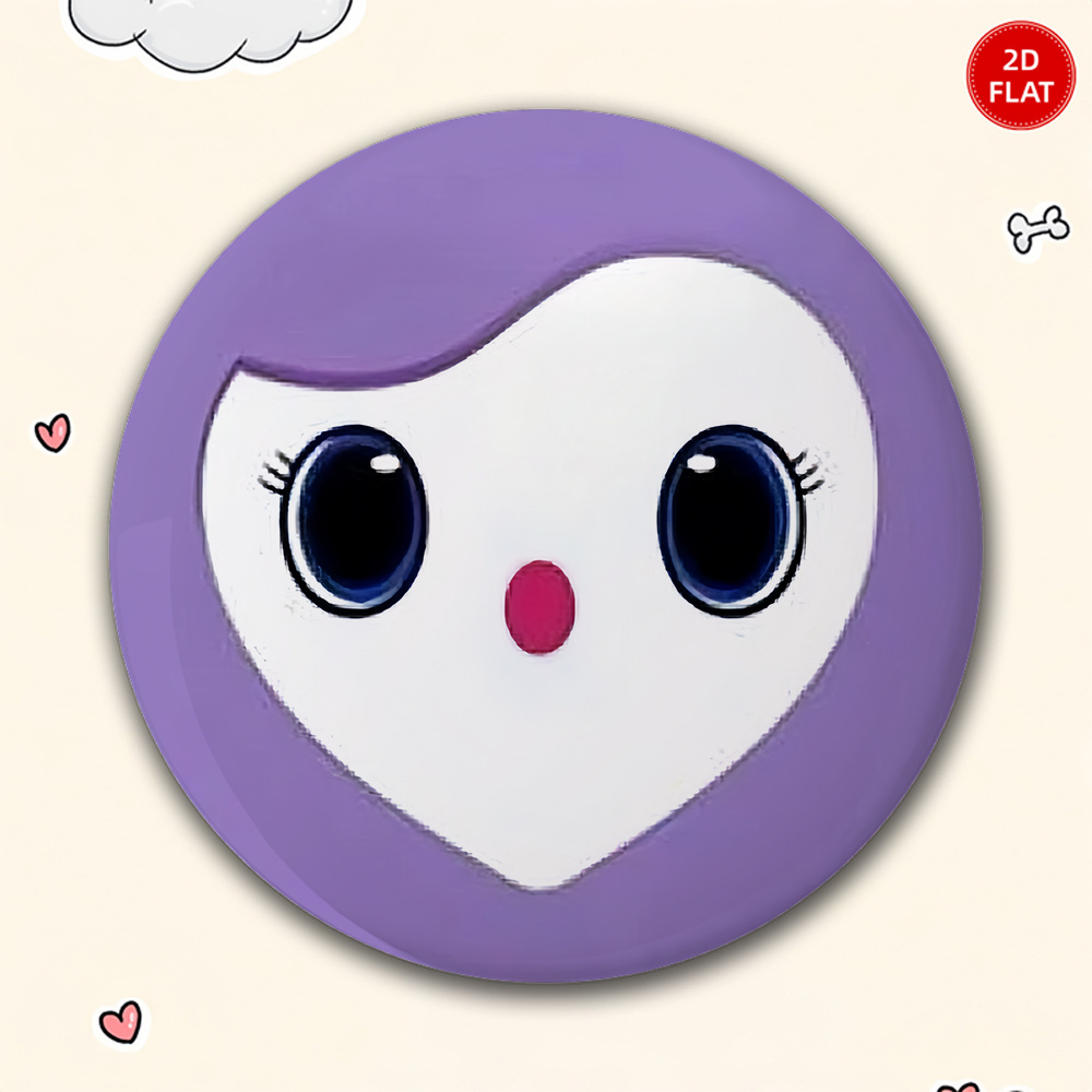 TEMU 2D, 2D - Broche/Pin/ de Moda de Dibujos Animados de Anime, para Combinar con Jeans, Ropa, Mochilas y Sombreros, un Pequeño Accesorio Adecuado