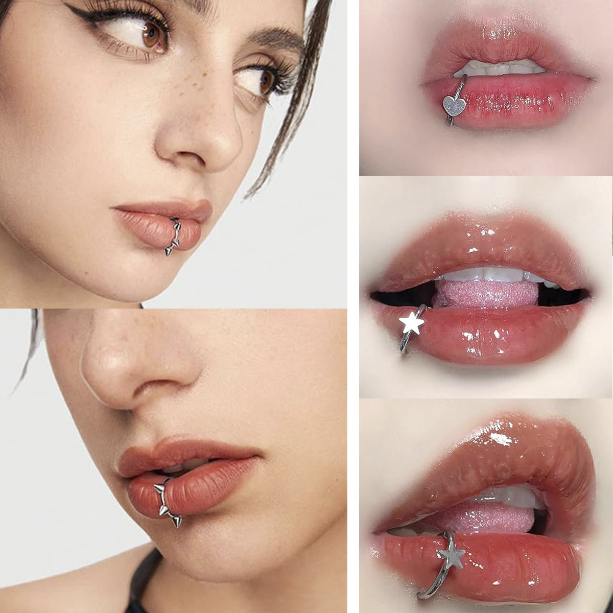 lip piercings sold on Temu United States