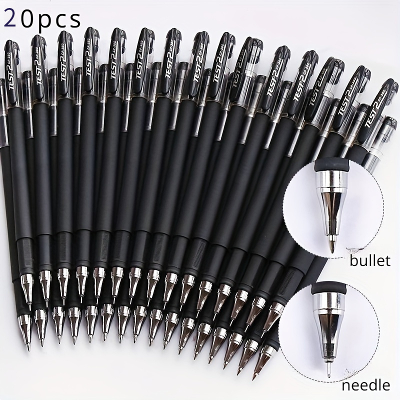 TEMU 20pcs Administrative Ballpoint Pen Set, 0.5mm, Gp380 Ballpoint Pen, Smooth Writing, Designed For And Students