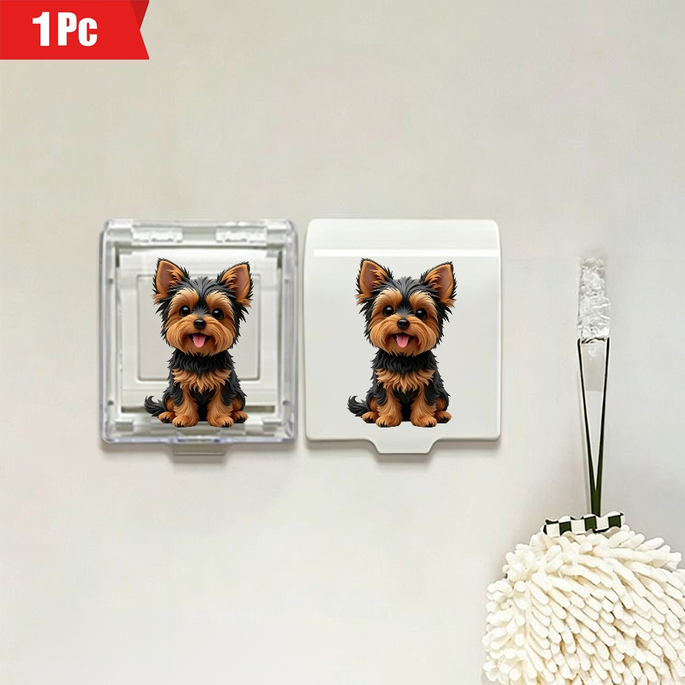 Yorkshire Terrier Outlet Cover, Cute Dog Design