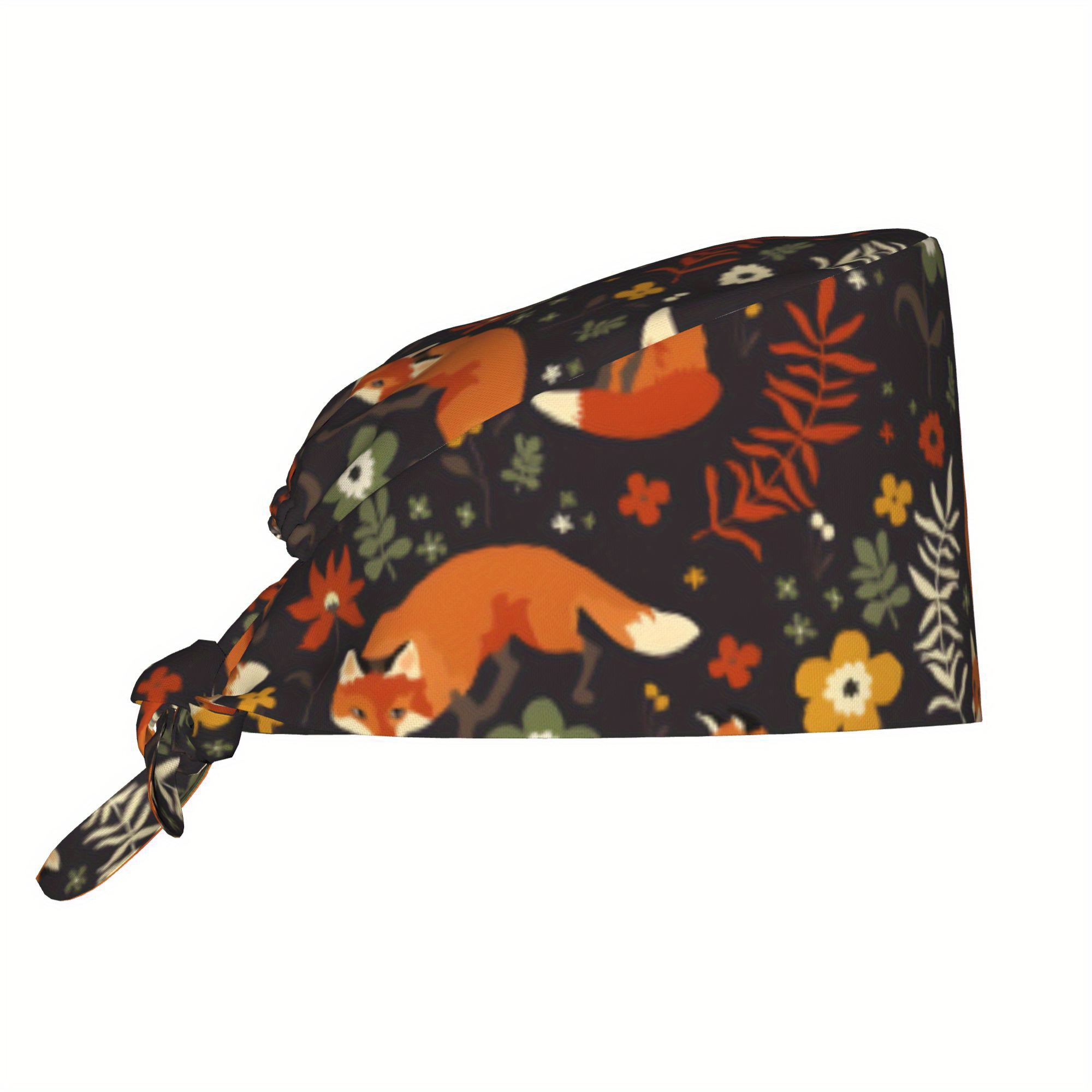 TEMU 1 pezzo, Cappello da Lavoro con Stampa di Animali Carini, Fascia per Capelli per e Donne, Cappello da Infermiera e Regolabile con Nodo
