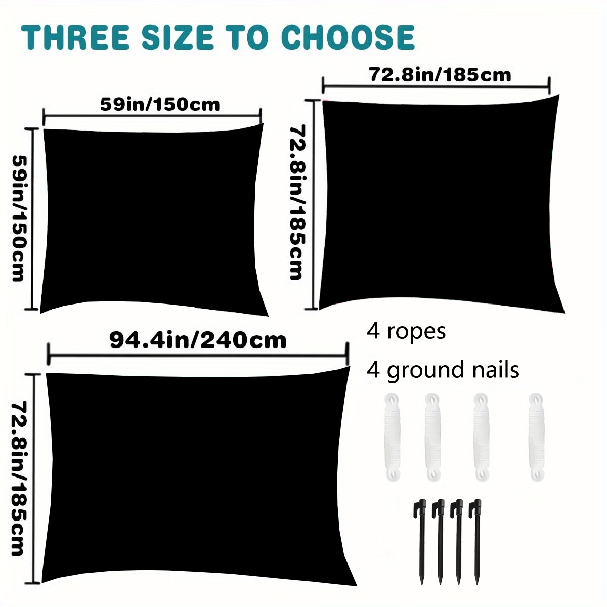 Portable Outdoor Canopy Tent, Lightweight Shade for Camping & Beach