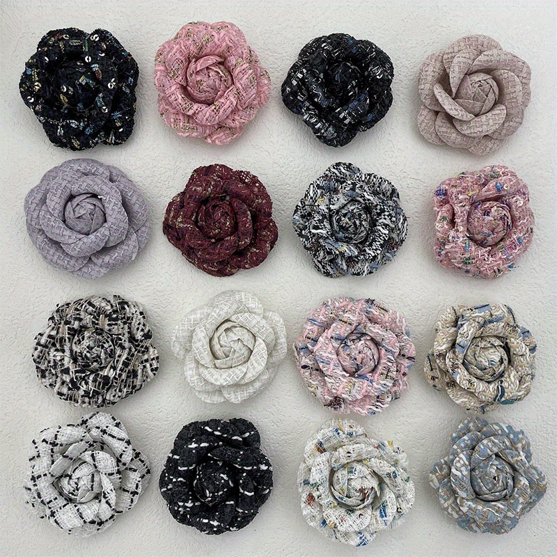 Ancienne Broche Florale – Bijou Vintage Sans Marque, élégant Et Unique