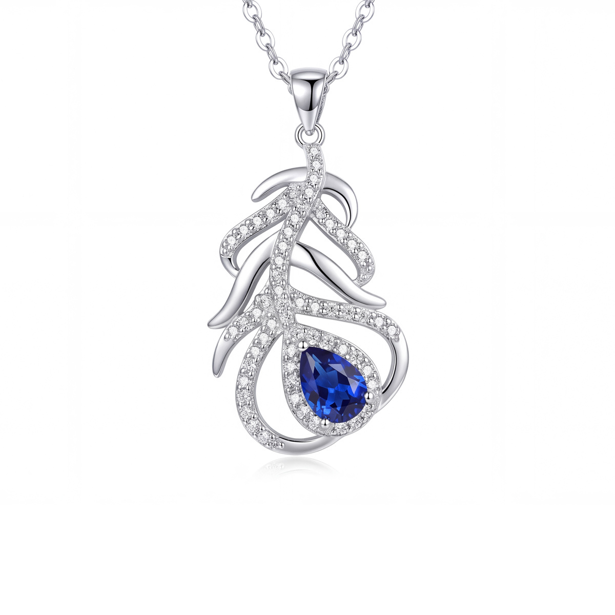 Image of 1pc 925 Silver Women's Fashionable Pendant Necklace - Luxurious Minimalist Zirconia Setting With Geometric Engraved Air-shaped Pendant For On Special Occasions