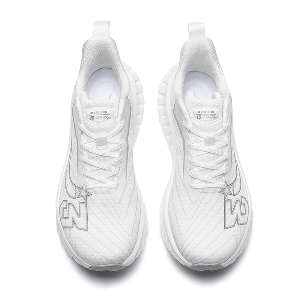 Carbon Plate Technology - Men's Road Running Shoes, Thick-Soled Casual Sneakers for Men, Comfortable and Breathable Fabric Upper, Cushioning and Shock-Absorbing MD Midsole, Slip-Resistant and Wear-Resistant Rubber Outsole, Low-Top Lace-Up Closure