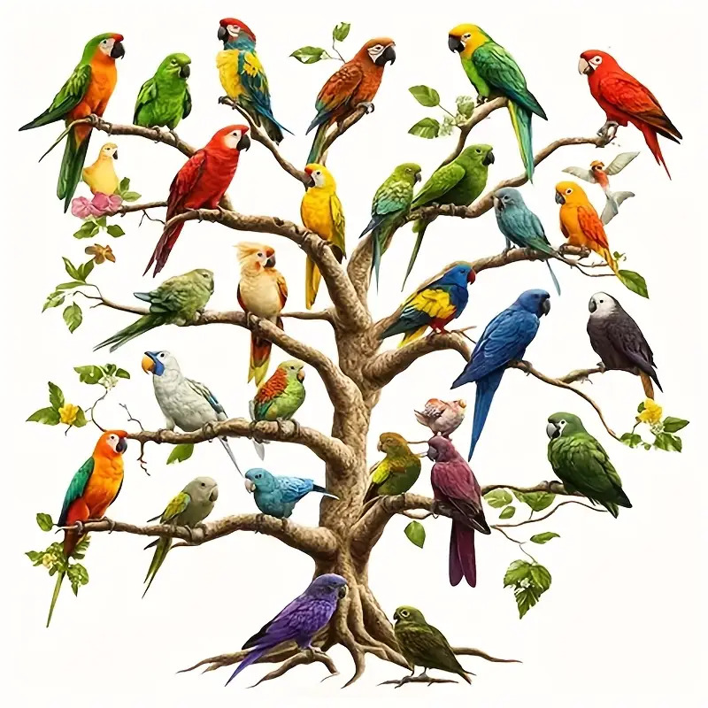 2d Flat, 3pcs, 2d Flat, Cartoon Tree And Pattern High-grade Waterproof Vinyl Stickers, Uv Resistant, Suitable For Car Windows, Computers, Bottles, Trucks, Motorcycles, Walls, Cup Markers, 2d Flat