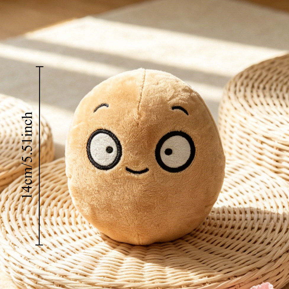 Sunflower & Potato Plush Dolls, Soft Stuffed Figures