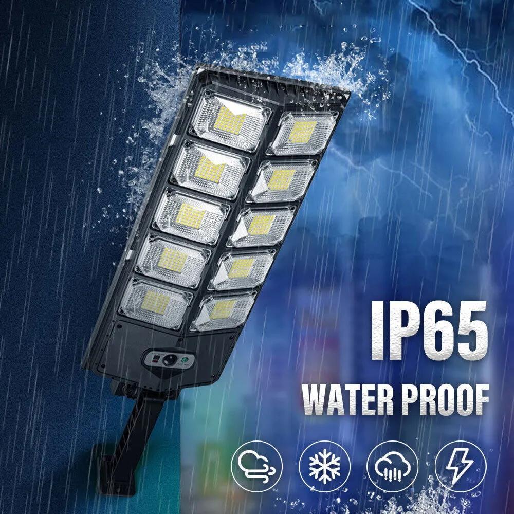 

1pc 504led Solar Street Light 6500k Solar Street Light Commercial Light Dusk To Dawn Solar Security Flood Light With Motion Sensor And Remote Control For Yard, Garage, Driveway