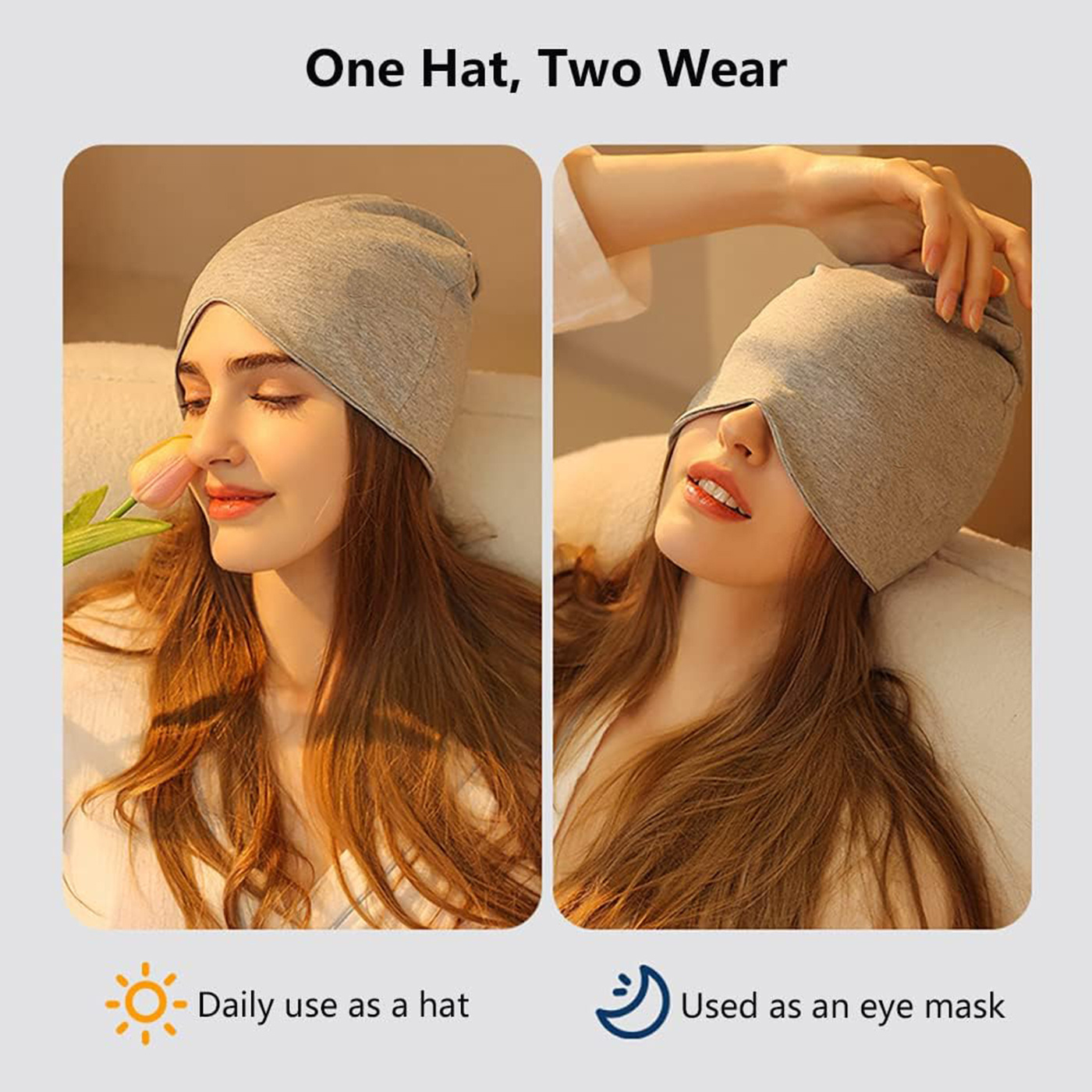 satin lined skull cap sold on Temu Canada