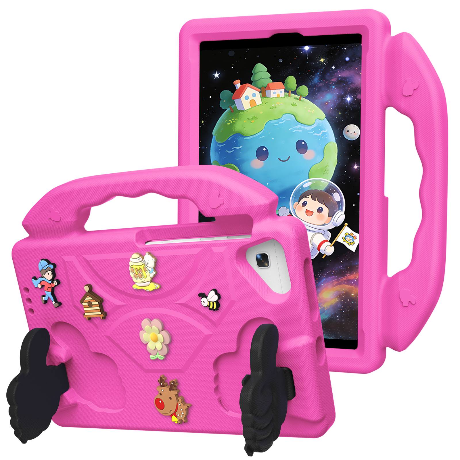 TEMU For Tab A11/a9/a7 Lite Case With Built-in & Handle - Shockproof Eva Tablet Case Suitable For Tab A 8.0 T290/t295 (2019), Protective Cover, Soft