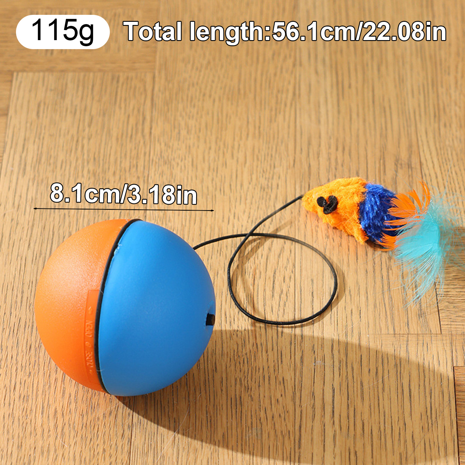 TEMU Interactive Pet Toy , Cat , Cat , Pet , Interactive Moving Toy, Pet Christmas Toy