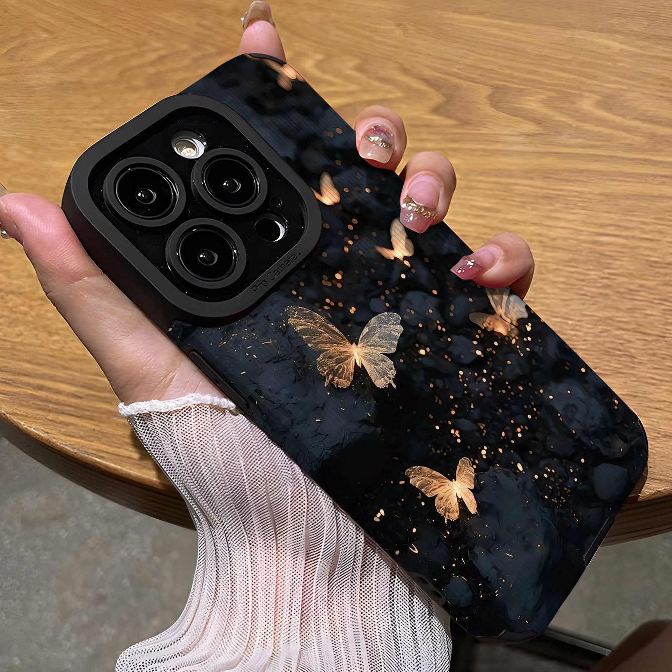 Butterfly Patterned Phone Case for Iphone 15/15 Plus/15 Pro/15 Pro Max, Iphone 14/14 Plus/14 Pro/14 Pro Max, Iphone 13/13 Pro/13 Pro Max, Iphone 12/12 Pro/12 Pro Max, Iphone 11/11 Pro/11 Pro Max/Iphone 7/8/Iphone X/XS, Dirt-Resistant And Shockproof.