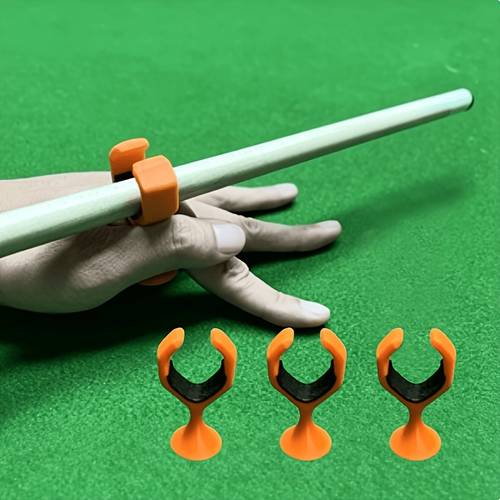 universal pool cue stabilizer bridge billiard cue rest holder with large small replaceable heads and ergonomic glove for support training games and cue control